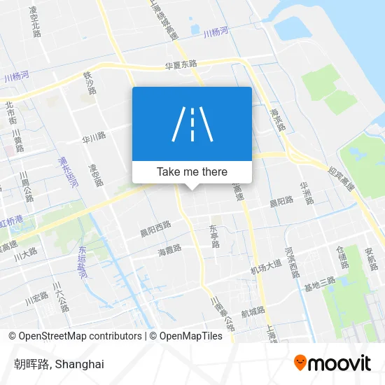 朝晖路 map