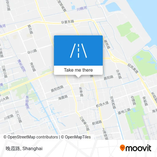 晚霞路 map
