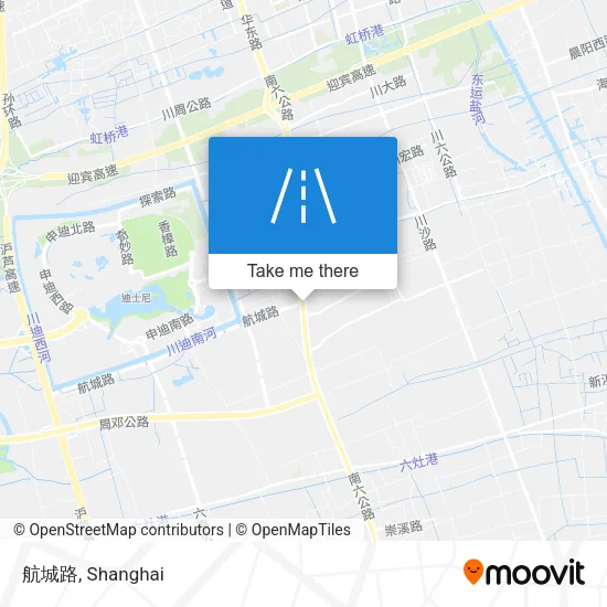 航城路 map