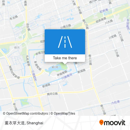 薰衣草大道 map