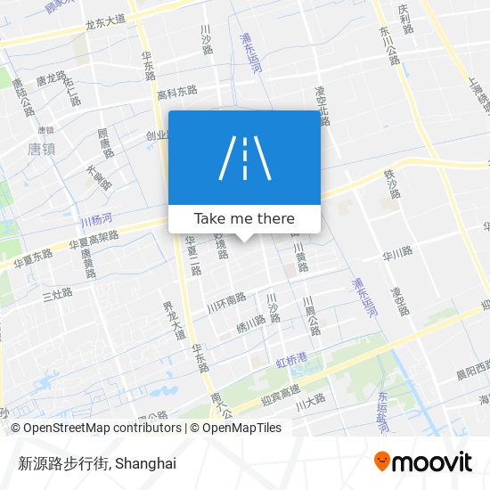 新源路步行街 map