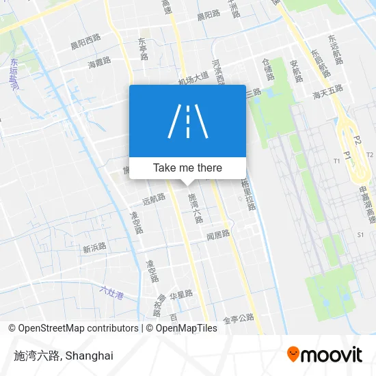 施湾六路 map
