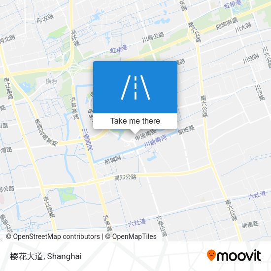 樱花大道 map