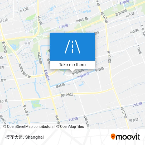 樱花大道 map