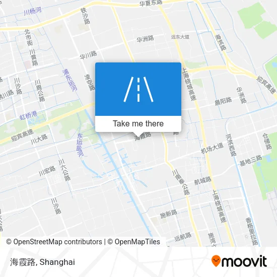 海霞路 map