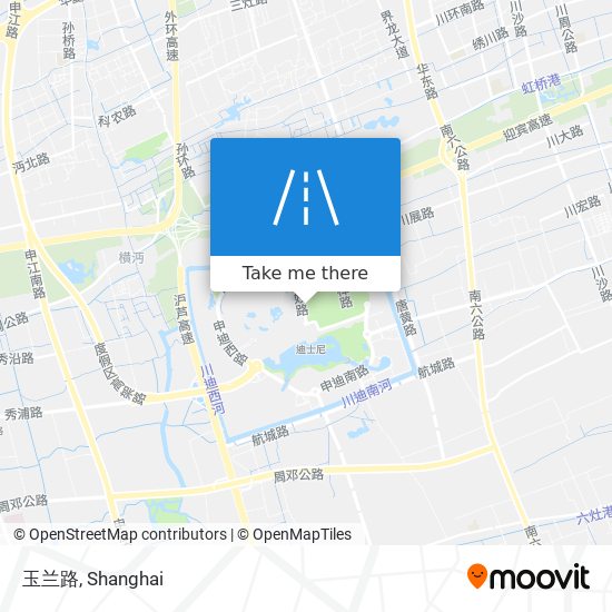 玉兰路 map