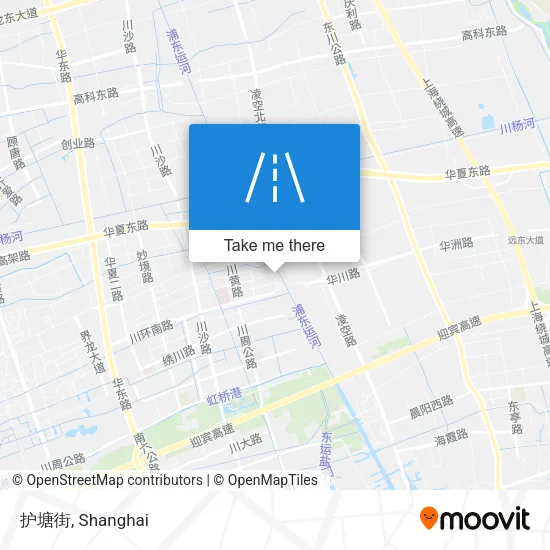 护塘街 map