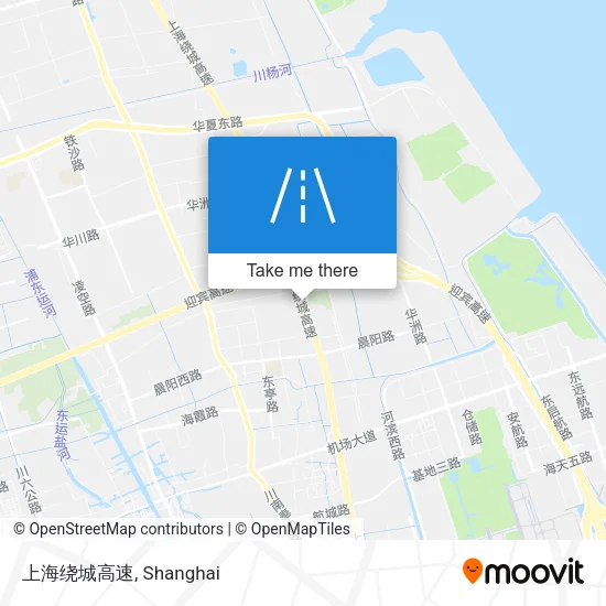 上海绕城高速 map