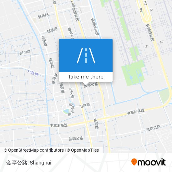 金亭公路 map