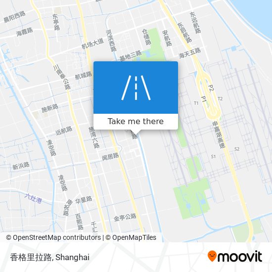 香格里拉路 map