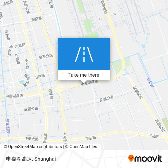 申嘉湖高速 map