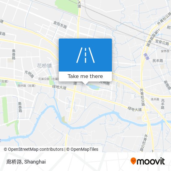 廊桥路 map