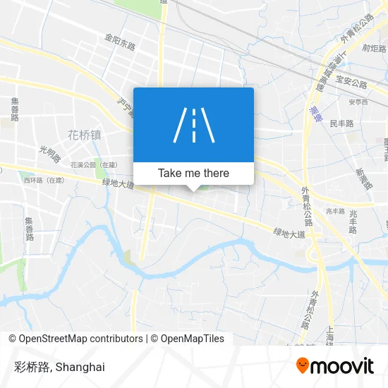 彩桥路 map