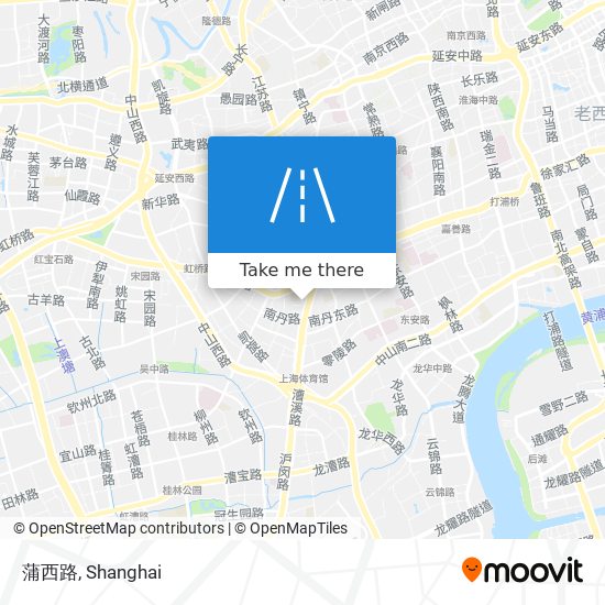 蒲西路 map