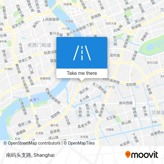 南码头支路 map