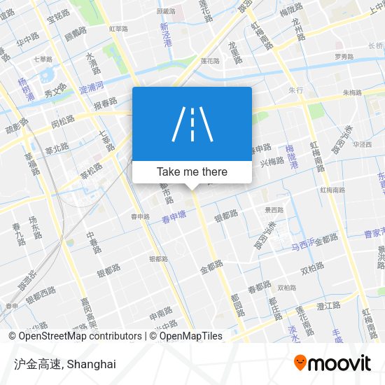 沪金高速 map