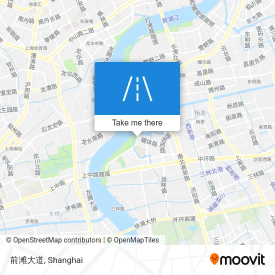 前滩大道 map