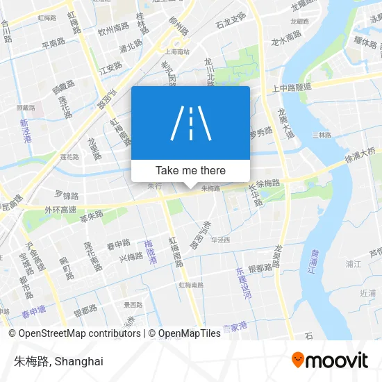 朱梅路 map
