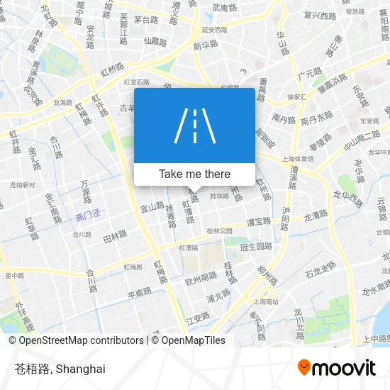 苍梧路 map