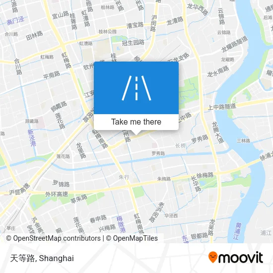 天等路 map