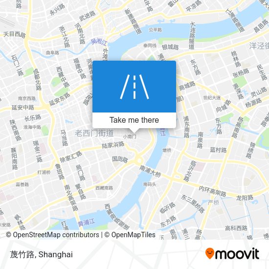 蔑竹路 map