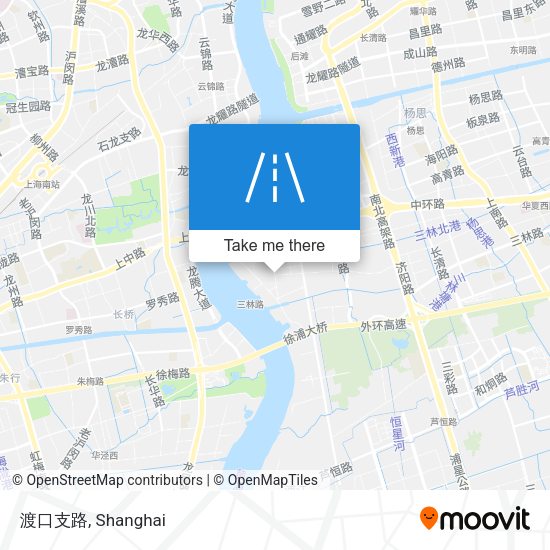 渡口支路 map