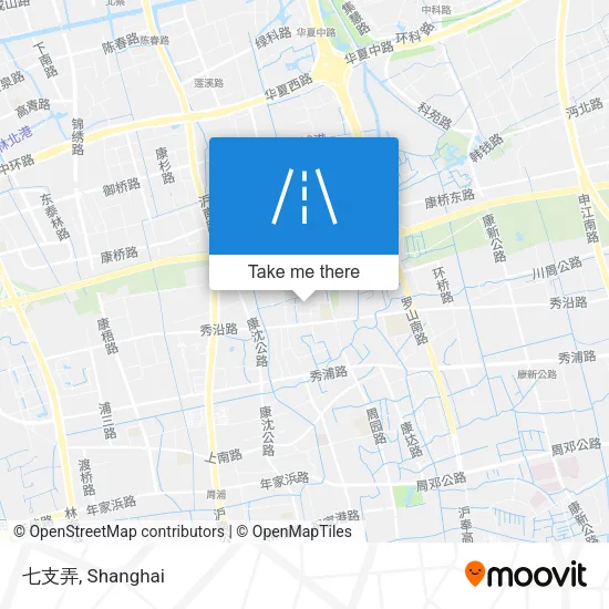 七支弄 map