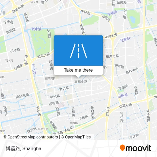 博霞路 map