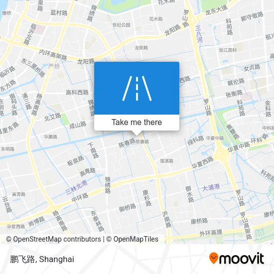 鹏飞路 map