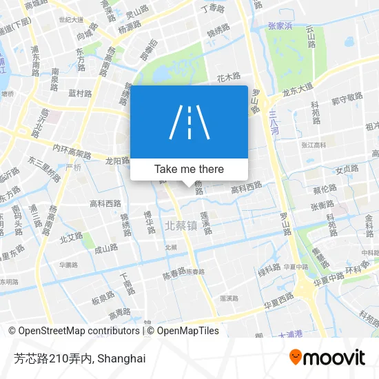 芳芯路210弄内 map