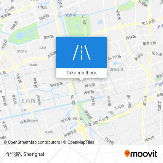 华佗路 map