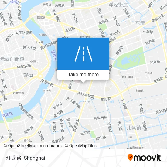 环龙路 map