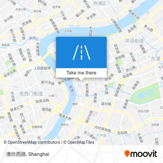 潍坊西路 map