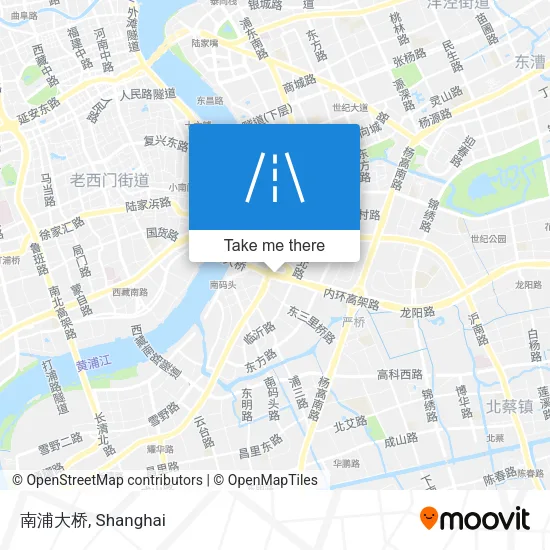 南浦大桥 map
