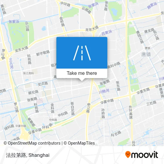法拉第路 map