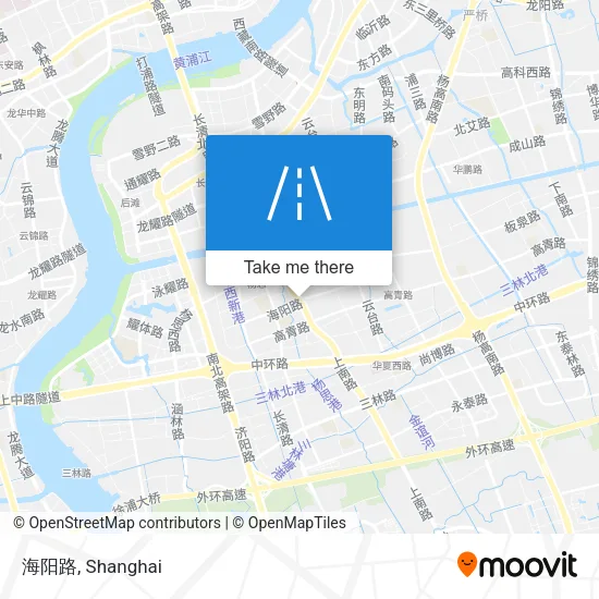 海阳路 map