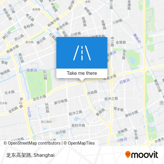 龙东高架路 map