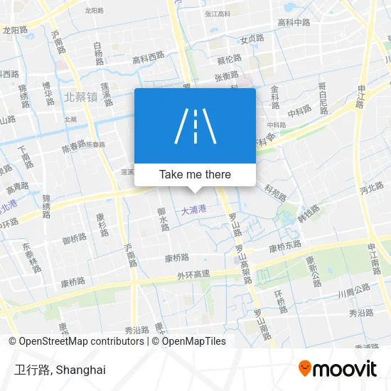 卫行路 map