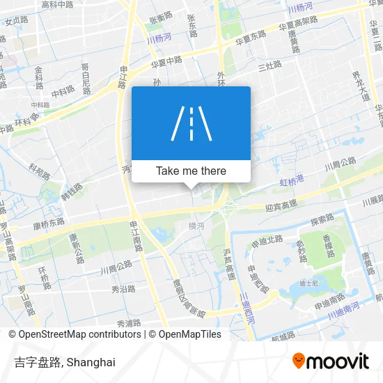 吉字盘路 map