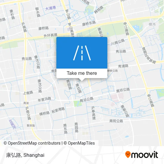 康弘路 map