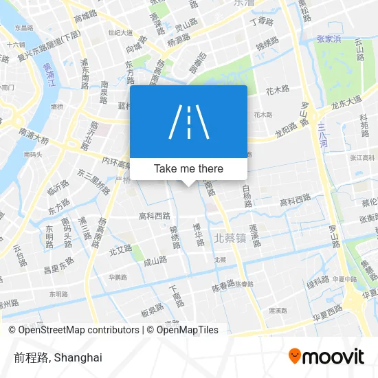 前程路 map