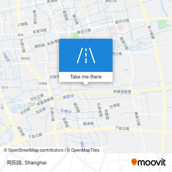 周阳路 map