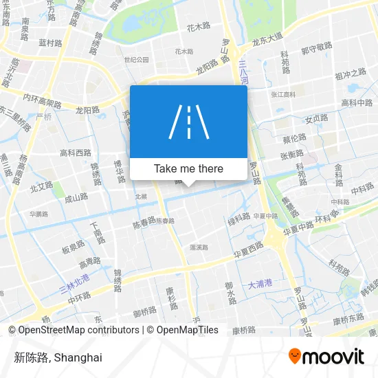 新陈路 map