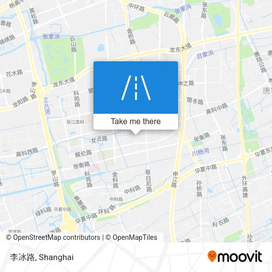 李冰路 map