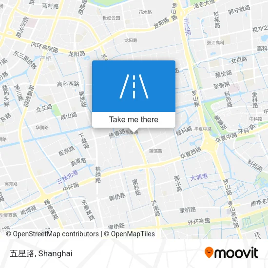 五星路 map