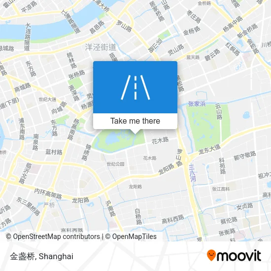 金盏桥 map