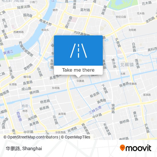 华鹏路 map