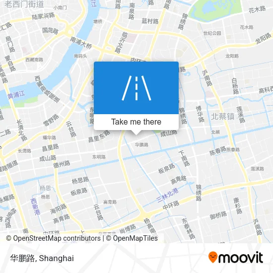 华鹏路 map