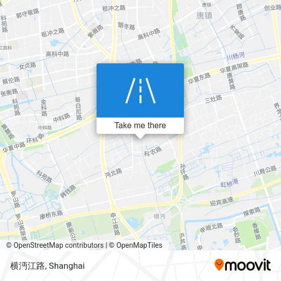 横沔江路 map