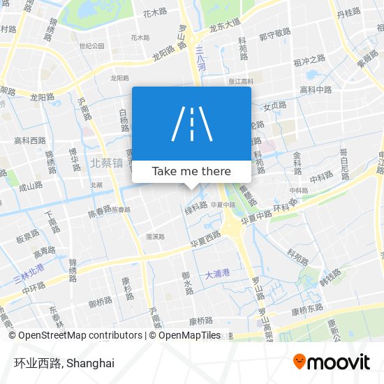 环业西路 map